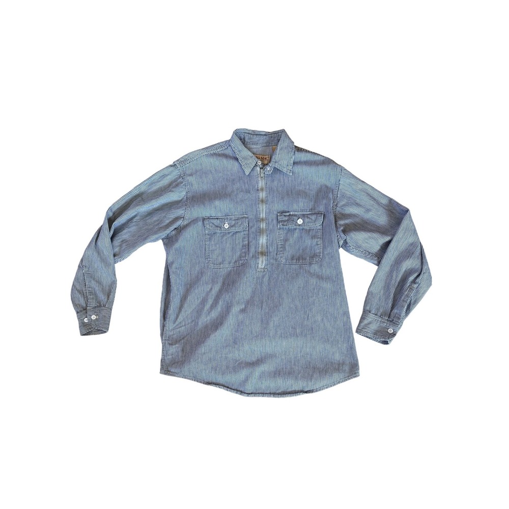 Vintage Half Zip Work Shirt Made in USA